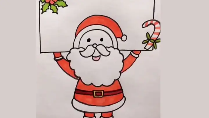 Cách Vẽ Ông Già Noel