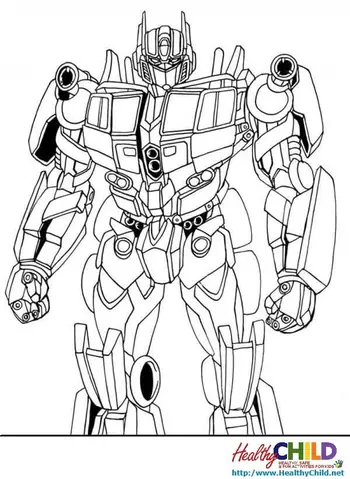 Cách Vẽ Optimus Prime