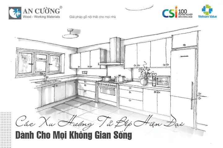 Cách Vẽ Phòng Bếp