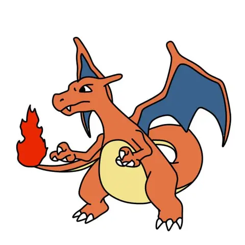 Cách Vẽ Pokemon Charizard