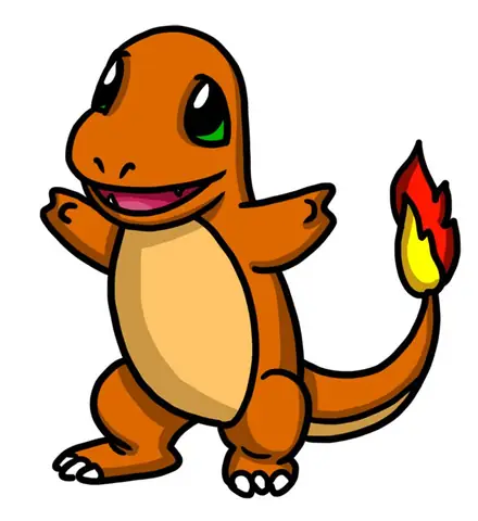 Cách Vẽ Pokemon Charmander