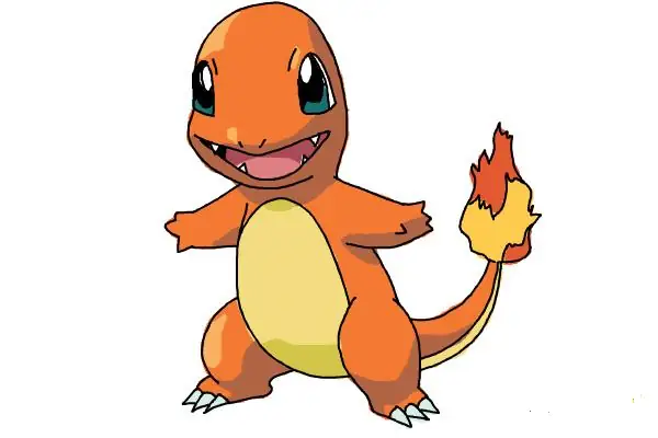 Cách Vẽ Pokemon Charmander