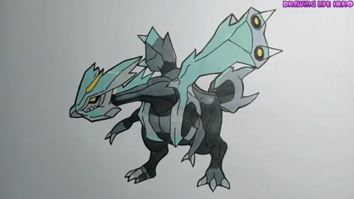Cách Vẽ Pokemon Kyurem