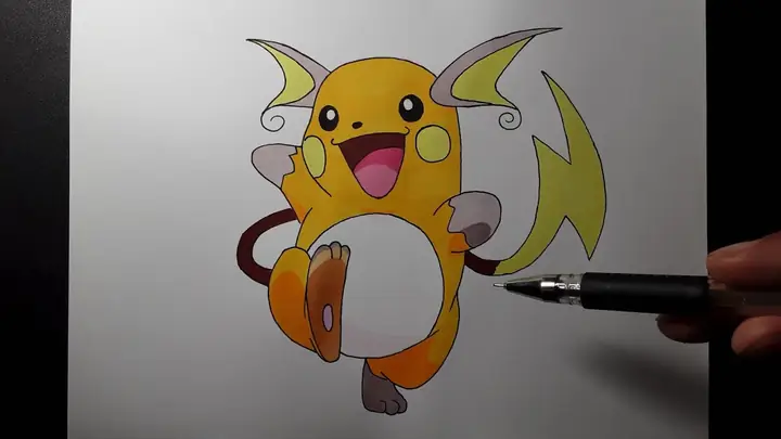 Cách Vẽ Pokemon Roaichu