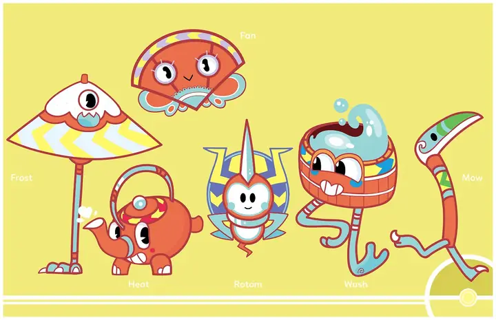 Cách Vẽ Pokemon Rotom