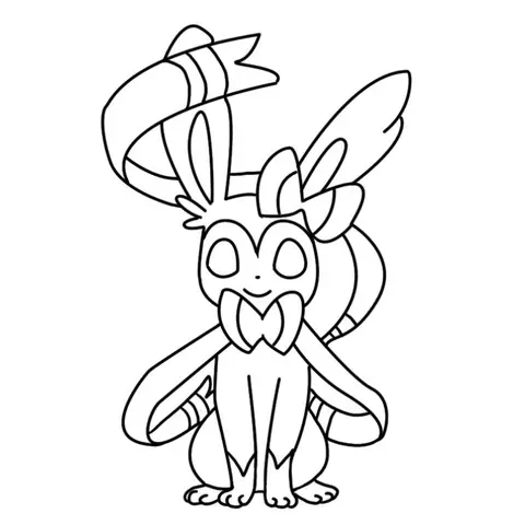 Cách Vẽ Pokemon Sylveon