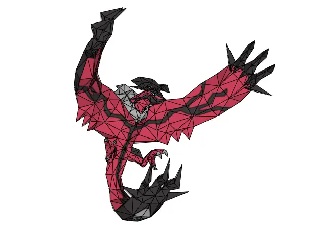 Cách Vẽ Pokemon Yveltal