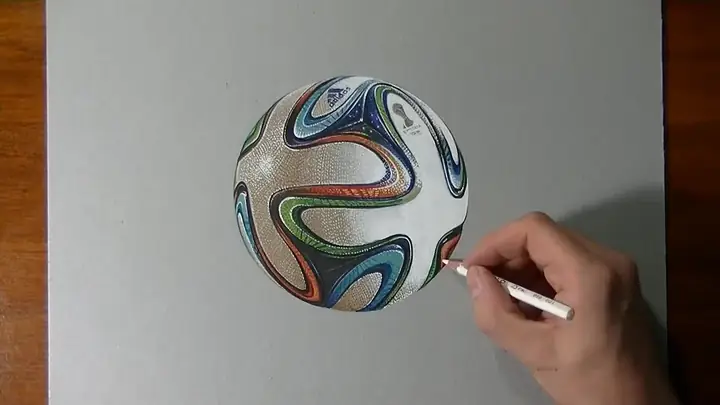 Cách Vẽ Quả Bóng Đá