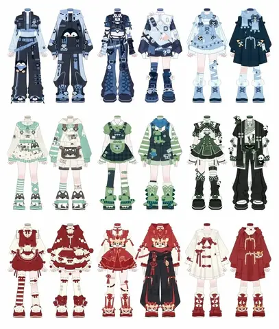Cách Vẽ Quần Áo Chibi