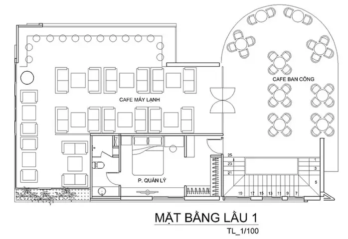 Cách Vẽ Quán Cafe