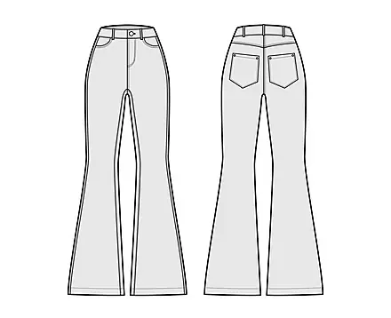 Cách Vẽ Quần Jean