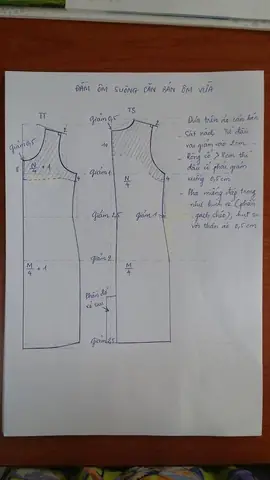 Cách Vẽ Rập Đầm Suông