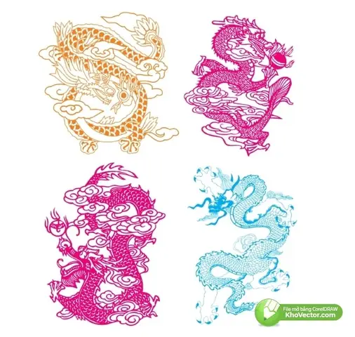 Cách Vẽ Rồng Corel