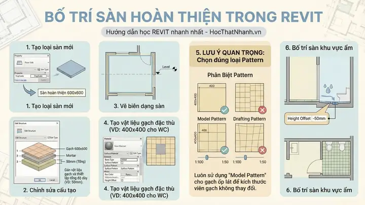 Cách Vẽ Sàn Trong Revit