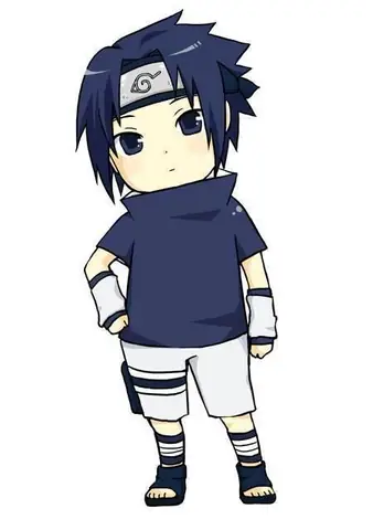 Cách Vẽ Sasuke Chibi