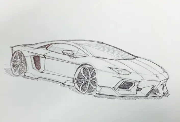Cách Vẽ Siêu Xe Lamborghini