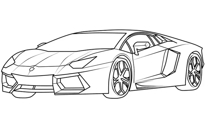 Cách Vẽ Siêu Xe Lamborghini