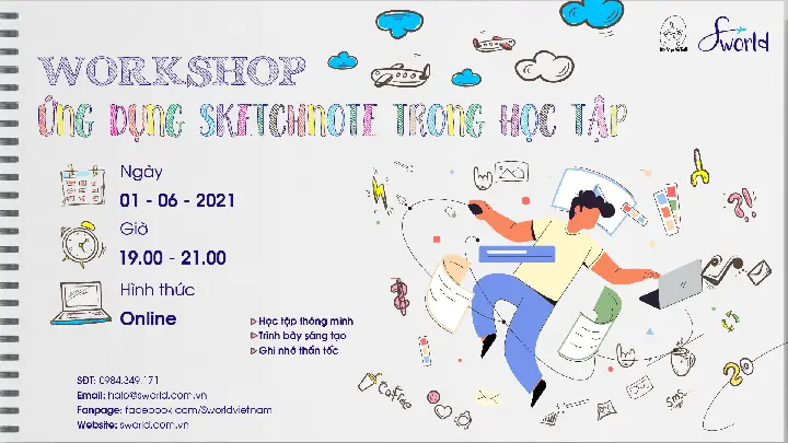 Cách Vẽ Sketchnote Facebook