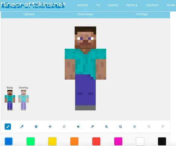 Cách Vẽ Skin Minecraft