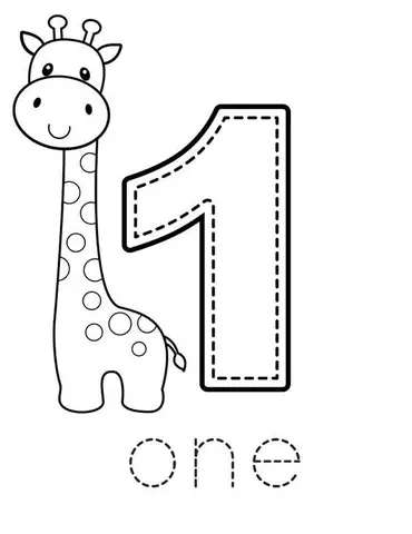 Cách Vẽ Số 1