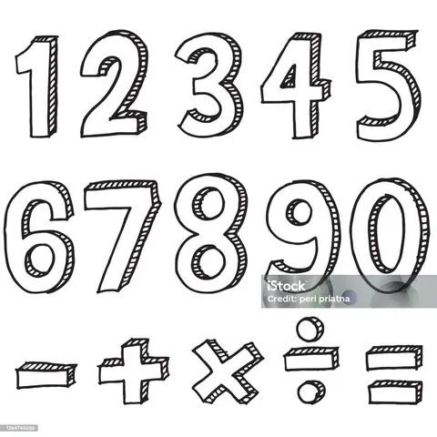 Cách Vẽ Số Đẹp