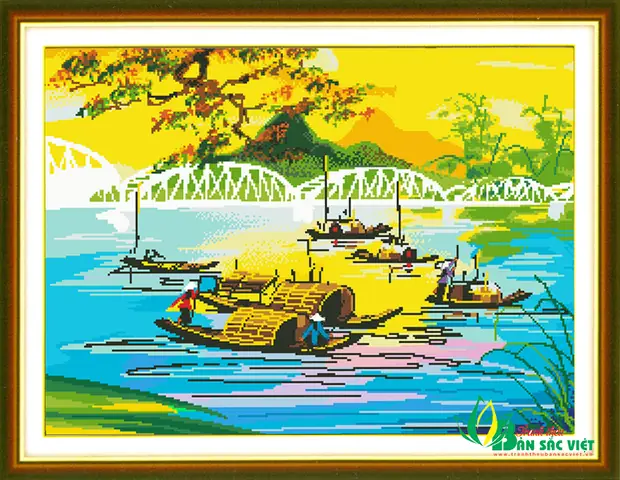 Cách Vẽ Sông Hương