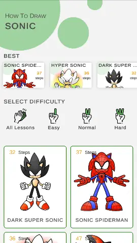 Cách Vẽ Super Sonic