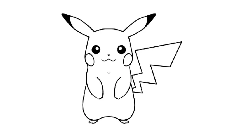 Cách Vẽ Tai Pikachu