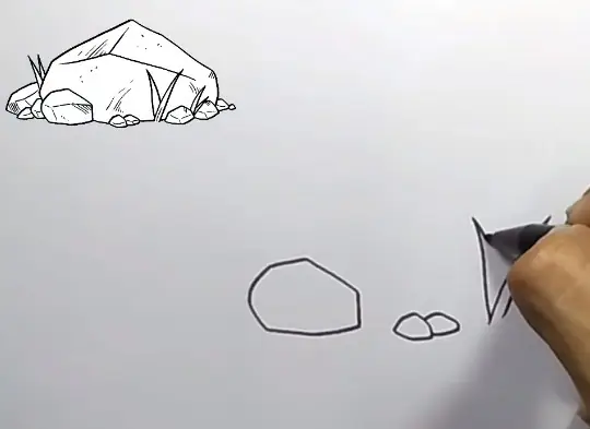 Cách Vẽ Tảng Đá