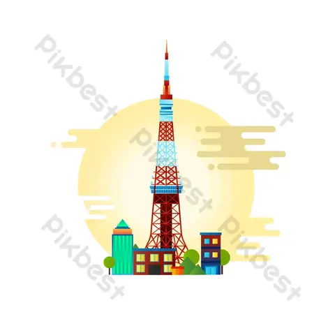 Cách Vẽ Tháp Tokyo Cách Vẽ Tháp Tokyo