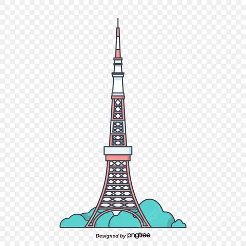 Cách Vẽ Tháp Tokyo Cách Vẽ Tháp Tokyo