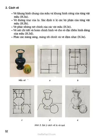 Cách Vẽ Theo Mẫu