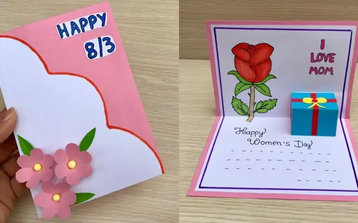 Cách Vẽ Thiệp 8 3 Cách Vẽ Thiệp 8 3