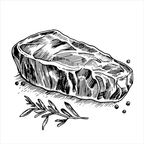 Cách Vẽ Thịt Lợn