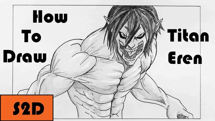 Cách Vẽ Titan Eren