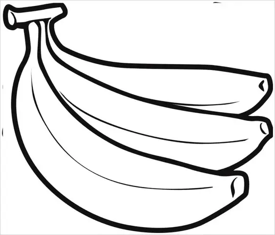Cách Vẽ Trái Chuối
