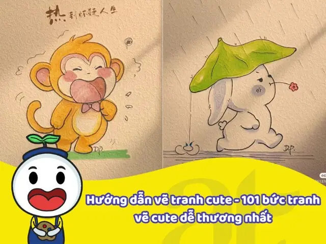 Cách Vẽ Tranh Cute