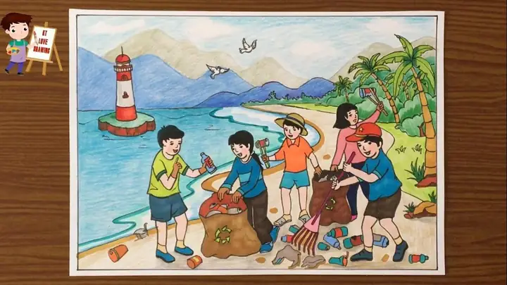 Cách Vẽ Tranh Lao Động