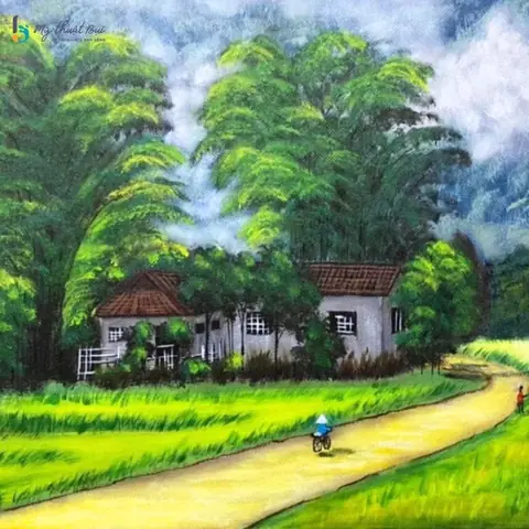 Cách Vẽ Tranh Quê Hương Cách Vẽ Tranh Quê Hương