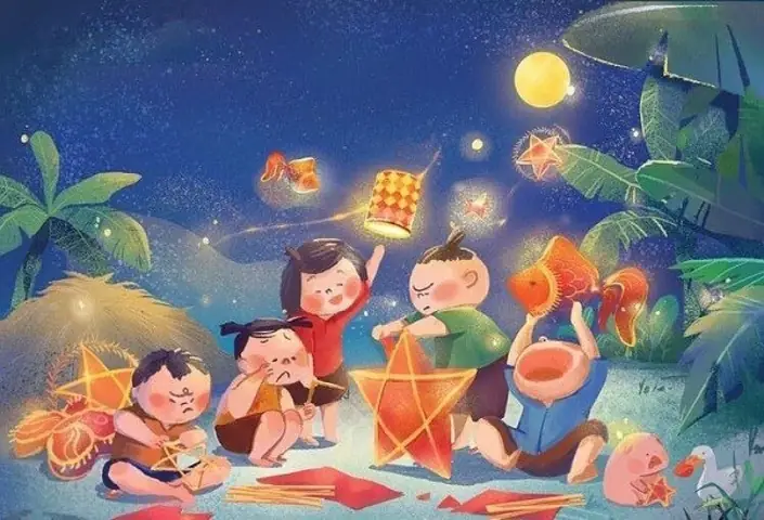 Cách Vẽ Tranh Trung Thu