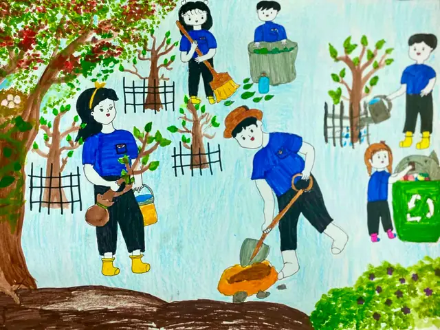 Cách Vẽ Tranh Tuổi Thơ