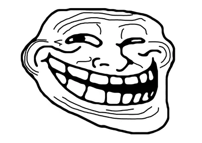 Cách Vẽ Troll Face