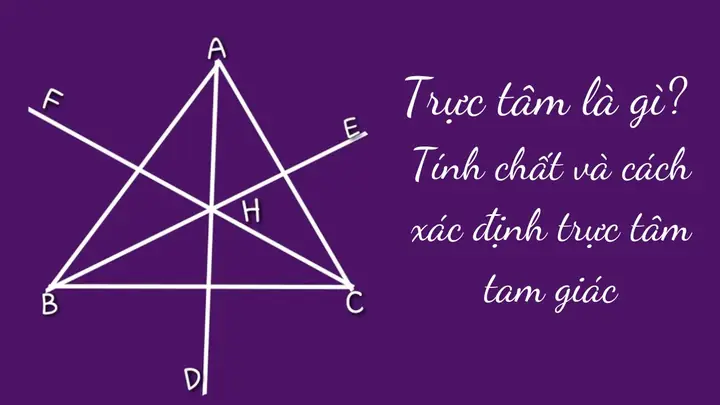 Cách Vẽ Trực Tâm Cách Vẽ Trực Tâm