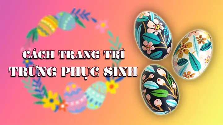 Cách Vẽ Trứng Phục Sinh