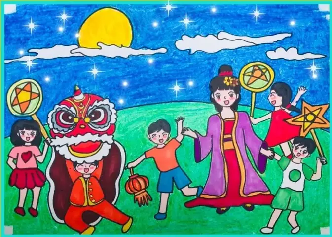 Cách Vẽ Trung Thu Cách Vẽ Trung Thu