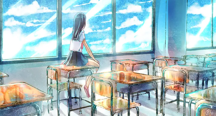 Cách Vẽ Trường Học Anime