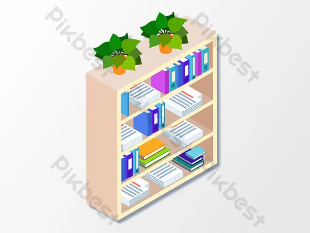 Cách Vẽ Tủ Sách