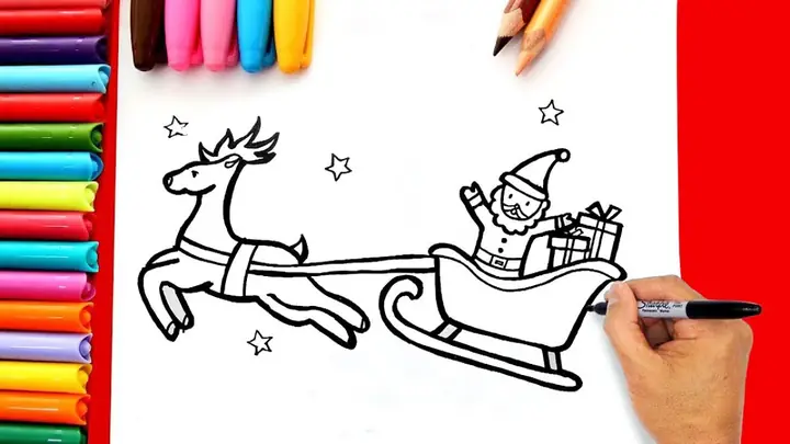 Cách Vẽ Tuần Lộc Cách Vẽ Tuần Lộc