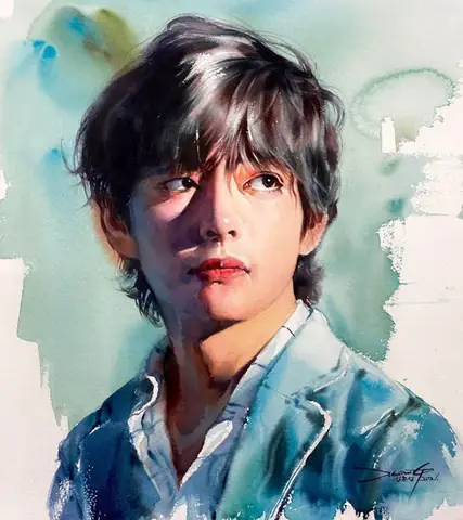 Cách Vẽ V Bts