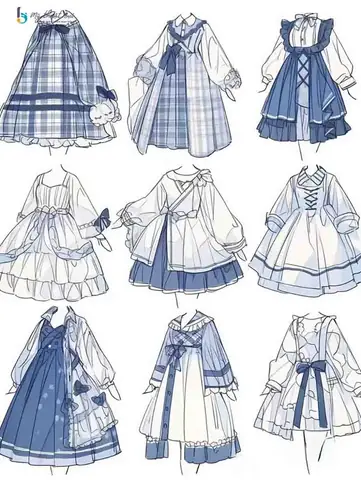 Cách Vẽ Váy Anime